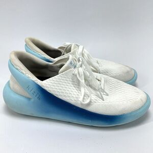 Kizik Roamer Shoes White Glacier Hands Free Slip On Sneaker Men 8.5 Women 10